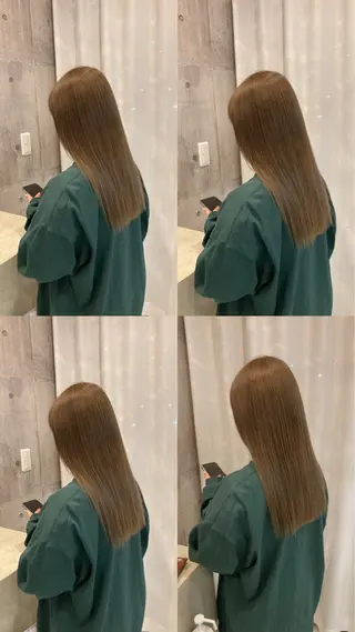 ロング HairSalon Productions所属・ハマノ ミユのヘアスタイル