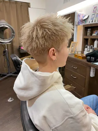 ショート カラー メンズ HAIRsalon BONDS所属・山本 佳裕のヘアスタイル