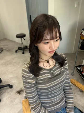 ミディアム カラー ヘアアレンジ ボブ /ニュアンス/ satomi🧸💖のヘアスタイル