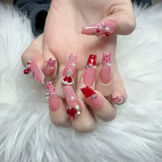 ネイル 🎀 Lemode ワンホンネイル🎀のネイルデザイン