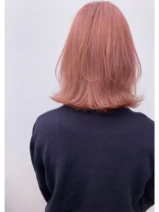 ミディアム カラー ヘアアレンジ パーマ 【ヘアケア特化型】 newi天王寺のヘアスタイル