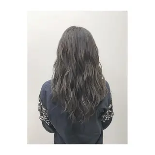 セミロング カラー 永岡 鉄平のヘアスタイル