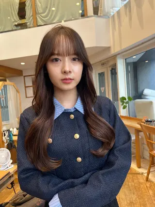 ロング 望月威吹/表参道/レ イヤー/似合わせのヘアスタイル