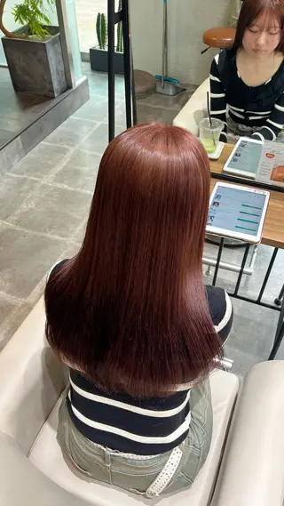 ロング カラー Glimpseあやね 🎀大濠のヘアスタイル