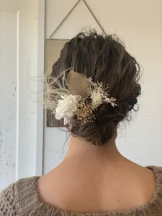 ロング コヤマ ナミのヘアスタイル