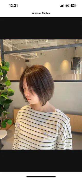 ミディアム カラー ✨艶髪職人艶カラー✨ 中本輝人のヘアスタイル