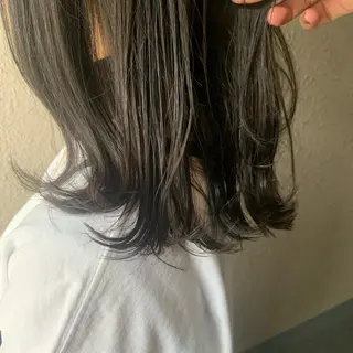 ミディアム カラー chouette/ 根本優希のヘアスタイル