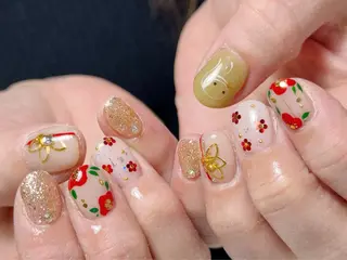 ネイル Nail Atelier IamI所属・アイアムアイ 大村磨衣のネイルデザイン