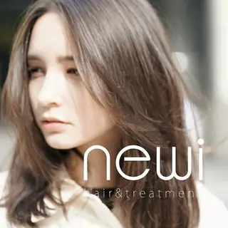 セミロング newi 川崎店のヘアスタイル