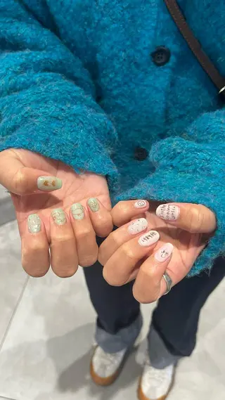 ネイル メンズパーマ/ メッシュ📍ﾕﾘのヘアスタイル