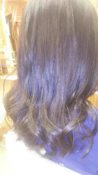 セミロング カラー 脇田 雄大のヘアスタイル