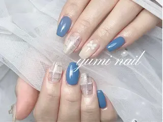 ネイル 𝐲𝐮𝐦𝐢🎀 長さ出しデザイン専門のネイルデザイン