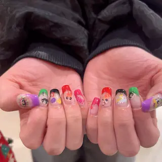 ネイル hair&make EARTH coiffure beaute 龍ケ崎店所属・nailset/ asukaのネイルデザイン