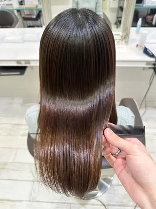 セミロング 縮毛矯正専門 金井佳祐のヘアスタイル