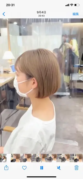 ショート CARE UMEDA所属・隅野 恭生のヘアスタイル
