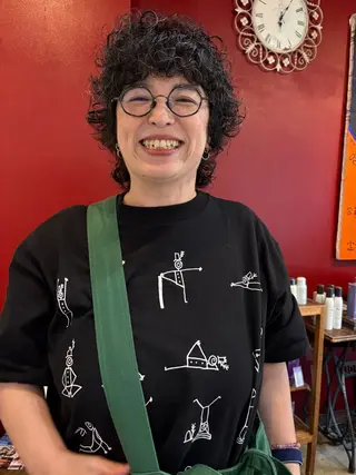 ショート パーマ 小日向 沙織のヘアスタイル