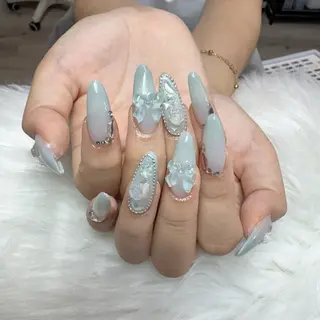 ネイル 🎀nana🫧 ワンホンネイル🎀のネイルデザイン