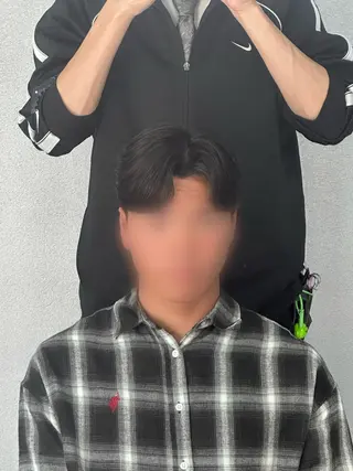 パーマ メンズ 梅田/パーマ/ 韓国メンズヘア/ハタのヘアスタイル