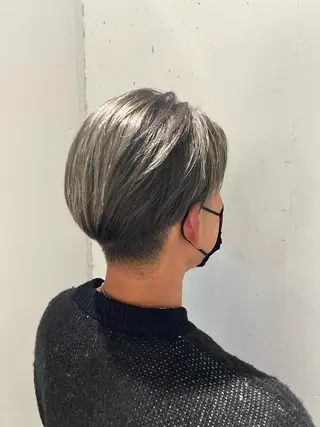 ショート カラー メンズ カラースペシャリスト しょう🧑🏼‍🎨のヘアスタイル