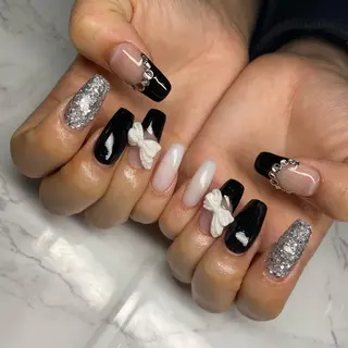 セミロング ネイル nail salon azuのネイルデザイン