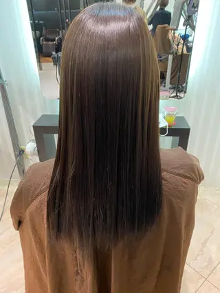 セミロング 及川 歩真のヘアスタイル