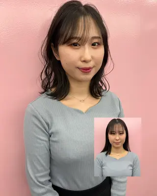 KIJI所属・haruka /透明感カラーのヘアスタイル