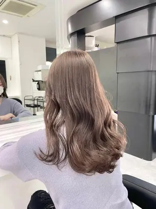 ロング 💍大人デザイン /ハイトーン♡リクトのヘアスタイル