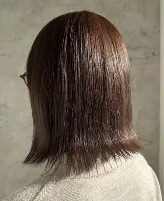 ミディアム カラー Moe by aria所属・飯田 冴のヘアスタイル