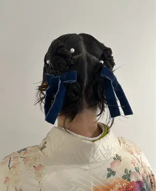 ミディアム ヘアアレンジ 〖❁田尻千尋| LEONID❁〗のヘアスタイル