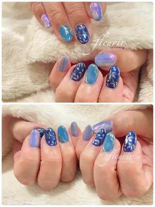 ネイル フルリール 【プライベートサロンのネイルデザイン