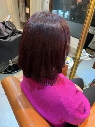 ミディアム カラー DC SHIONのヘアスタイル