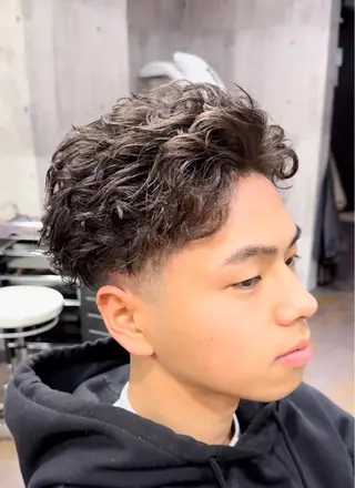 パーマ メンズ 🪮メンズパーマ🪮 池田雅侑のヘアスタイル