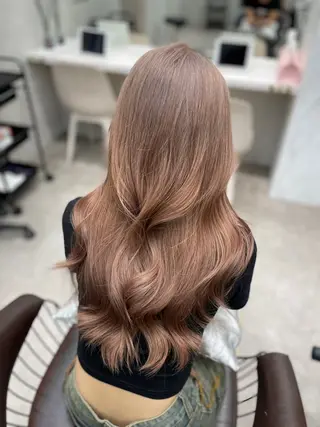 セミロング MOE 福岡韓国ヘア✧︎のヘアスタイル