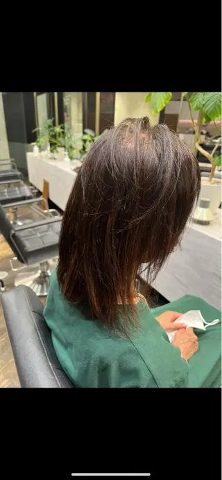 ミディアム カラー ROBBY所属・松井美樹/似合わせ ガーリー・韓国のヘアスタイル