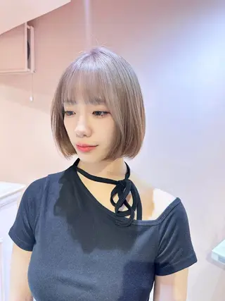 ショート 🩰横浜カットモ デル／ショート／ボブのヘアスタイル