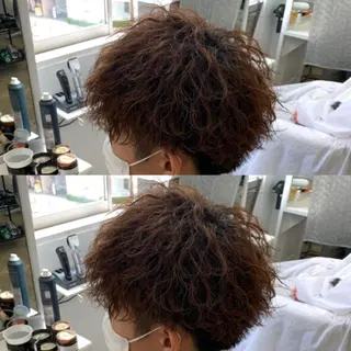 ショート パーマ メンズ メンズ専門店 店長 小柳 裕夢のヘアスタイル