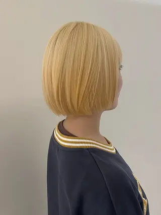 ショート 柔らかい縮毛矯正/ ボブ/北林のヘアスタイル