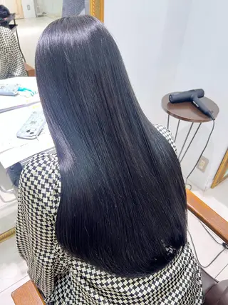 ロング カラー ハイトーンカラー 🤍🫧 長井 律のヘアスタイル