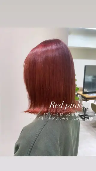 ショート カラー ブリーチなしWカラー 🎀韓国ヘア/amiのヘアスタイル