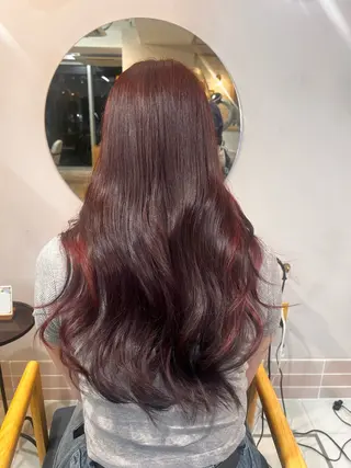 ロング カラー 🎀みさき🎀 韓国レイヤー/ボブのヘアスタイル