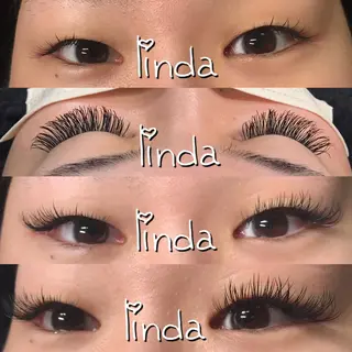 マツエク・マツパ linda lashesのマツエク・マツパデザイン