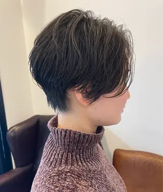 ショート カラー 村上 滉弥のヘアスタイル