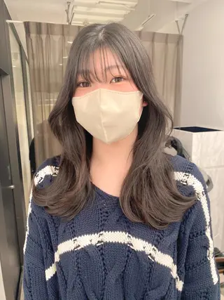 ロング 京都レイヤーカット/ 縮毛矯正/羽柴りくのヘアスタイル