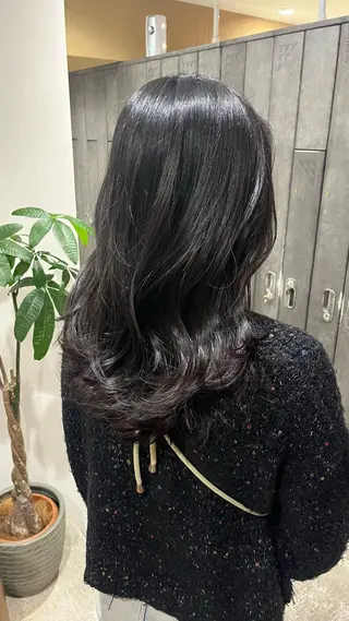セミロング 梅田美容室/カット /Maoのヘアスタイル