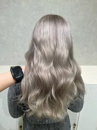 ロング カラー 韓国ヘア🇰🇷透明 感カラー/yui💞のヘアスタイル