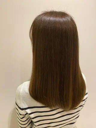 セミロング カラー 艶髪🌿美髪 大塚礼乃【西荻窪】のヘアスタイル