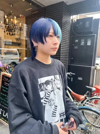 ショート Aya/四条烏丸/ インナーカラーのヘアスタイル