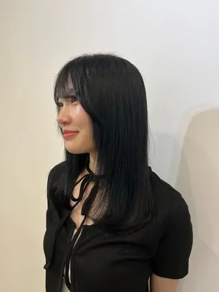 セミロング カラー aoi/モデル様 募集中🩵/群馬のヘアスタイル