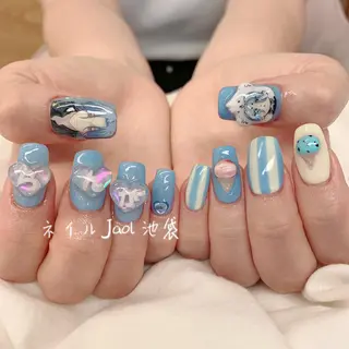 ミディアム nail jaol池袋店所属・ネイルJaol 池袋のネイルデザイン