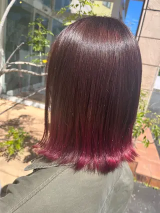 ミディアム カラー 大塚 千鶴のヘアスタイル